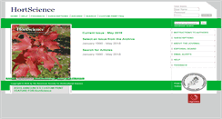 Desktop Screenshot of hortsci.ashspublications.org