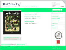Tablet Screenshot of horttech.ashspublications.org